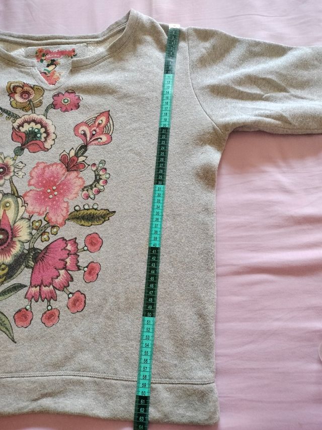 Sudadera Desigual Mujer Flores