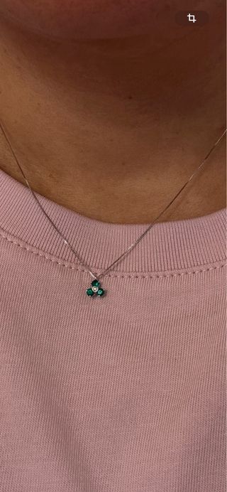 Collar esmeraldas