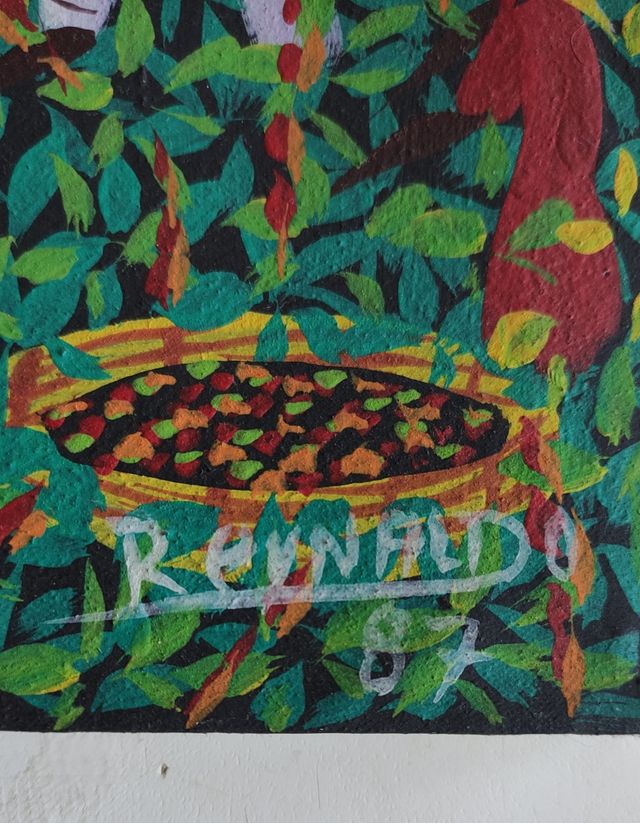 Cuadro Original Haitiano Reynaldo 1987