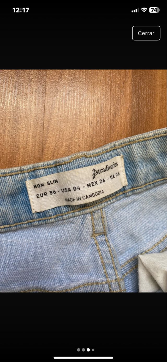 Vaqueros Stradivarius desgastados