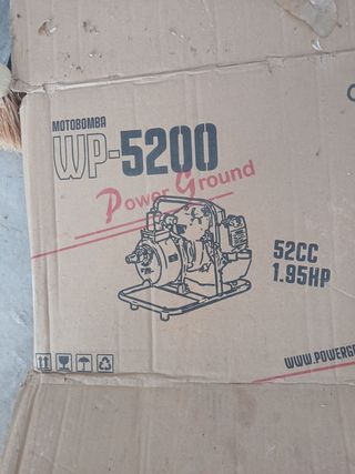 Motobomba Power Ground WP-5200 52cc 1.95HP