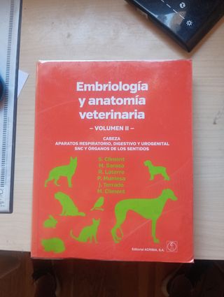 Libro de Embriología y Anatomía Veterinaria ll