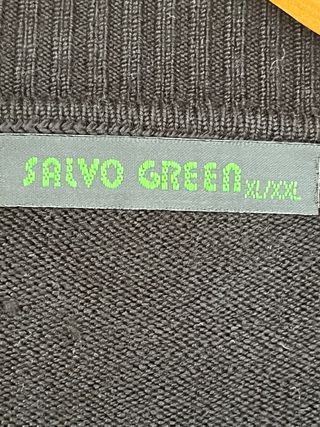 FUIYO GREEN Cárdigan Negro con Diseño