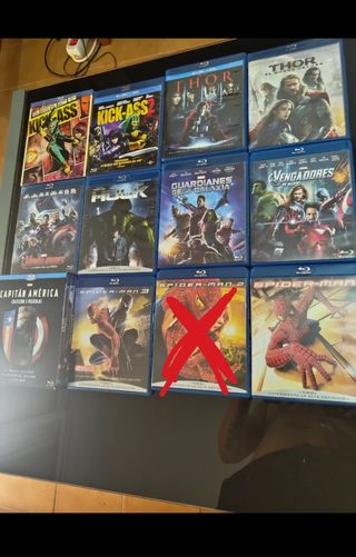 Películas Blu-ray Marvel A 7€ mínimo 3 peliculas