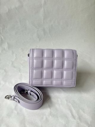 Bolso Morado Acolchado