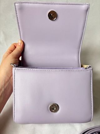 Bolso Morado Acolchado