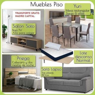 ✅LOTE AMUEBLAMIENTO EXPRESS varios muebles