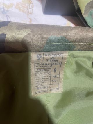 Chaqueta camuflaje