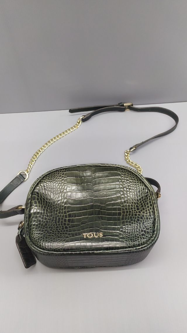 Bolso Tous Verde Cocodrilo