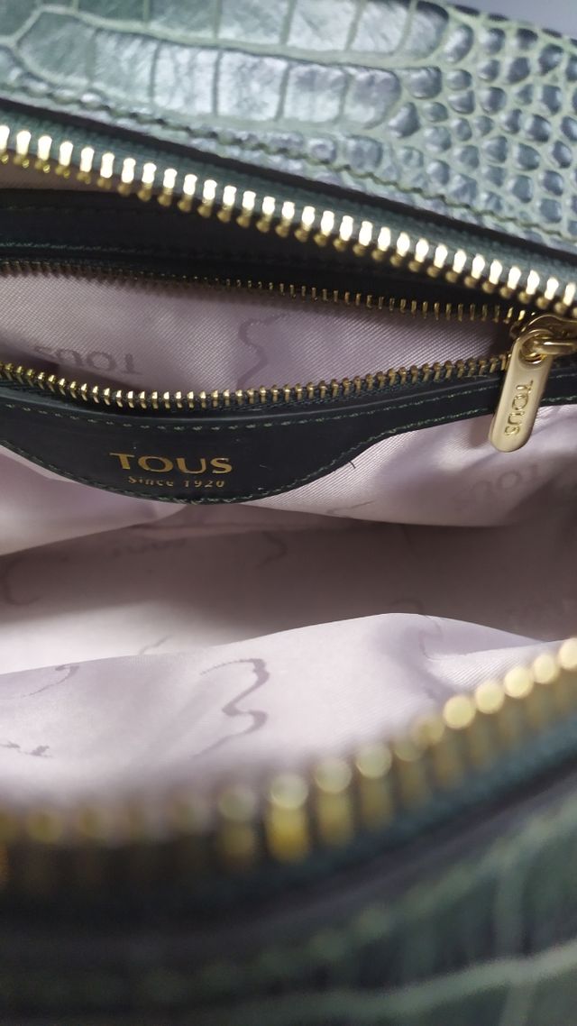 Bolso Tous Verde Cocodrilo