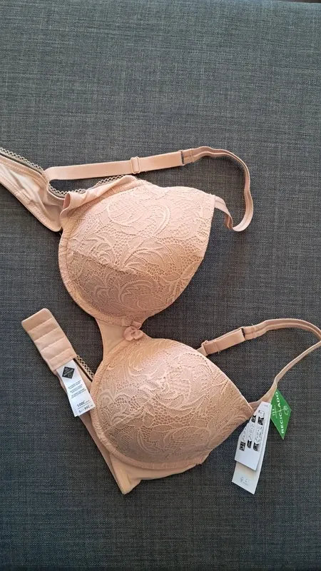Sujetador encaje beige 100C