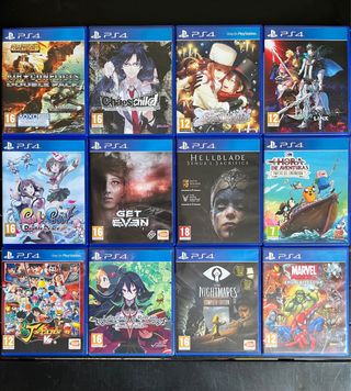 Juegos PS4 18€/unidad