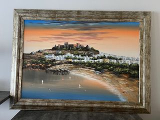 Cuadro Óleo Paisaje Lindos