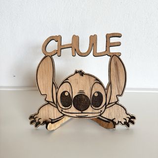 Adorno Stitch madera personalizado