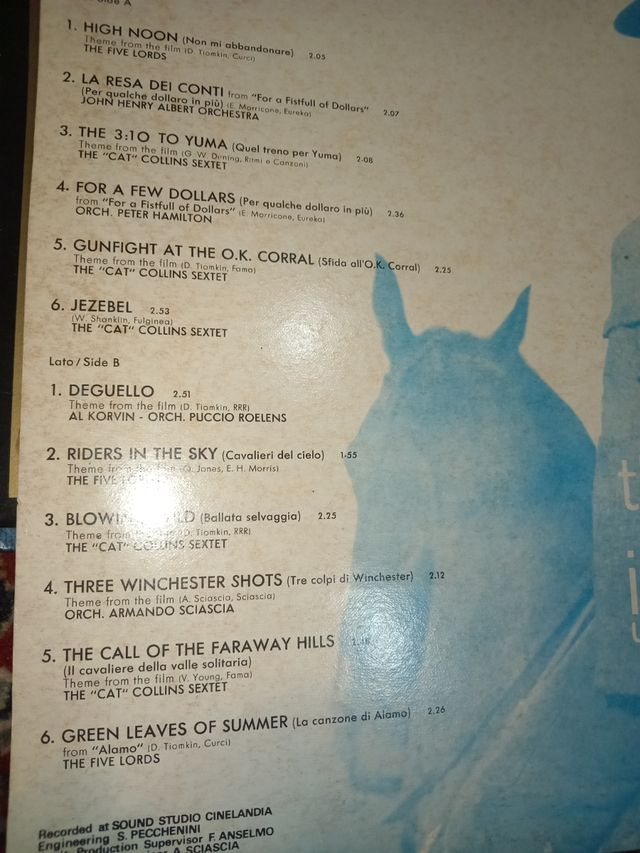 Vinile Musiche del West - Unforgettable Film Theme