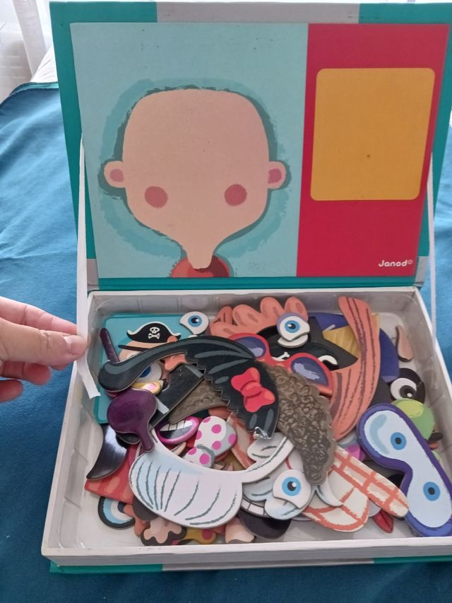 Juego magnético Janod Caras