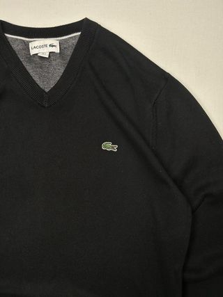 Maglione Lacoste V-Neck Nero Taglia S