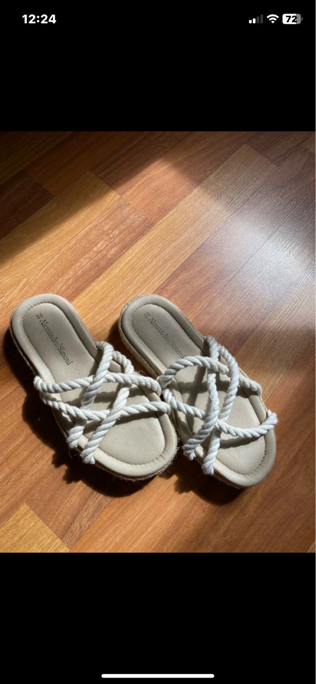 Sandalias Alessandro Simoni Beige