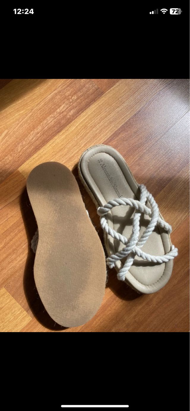 Sandalias Alessandro Simoni Beige