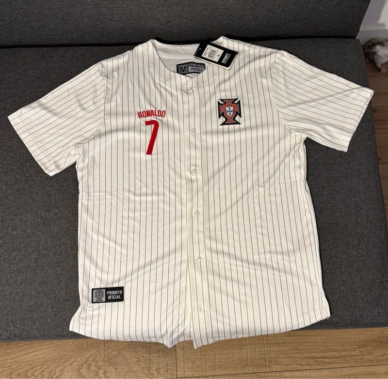 Camiseta blanca Portugal US Pack 2025 Ronaldo 