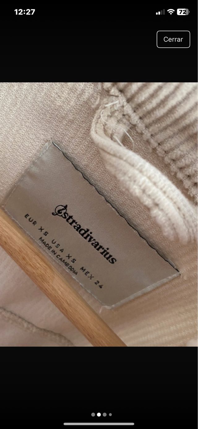Sobrecamisa Stradivarius Beige
