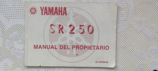 Manual Propietario Yamaha SR 250