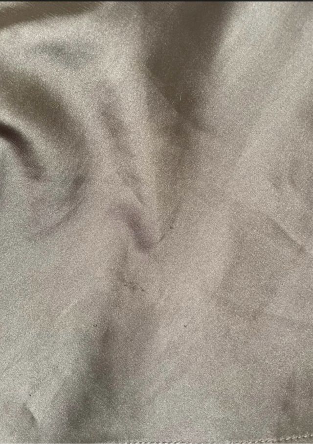 Top satén tirantes marrón talla S