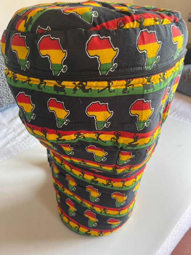 Copertina originale in djembe africano del Senegal
