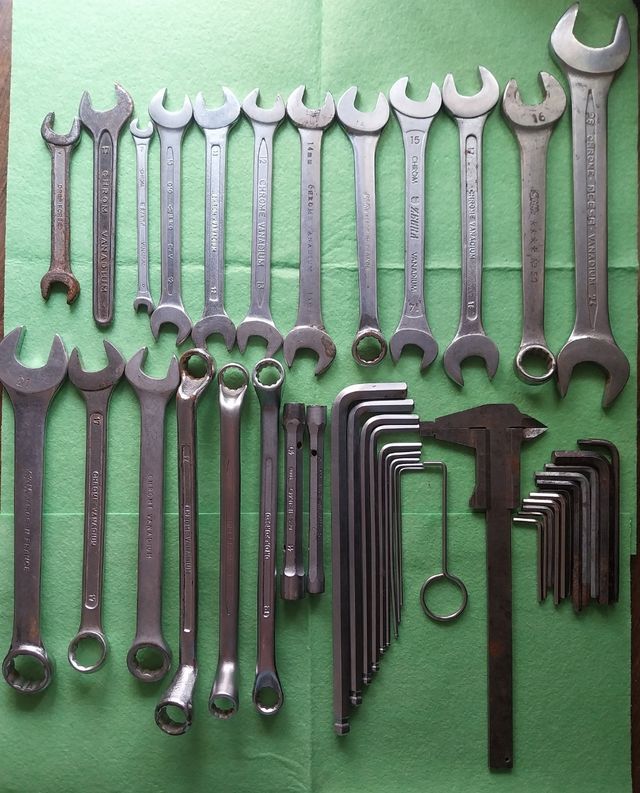 Set di chiavi fisse in cromo vanadio