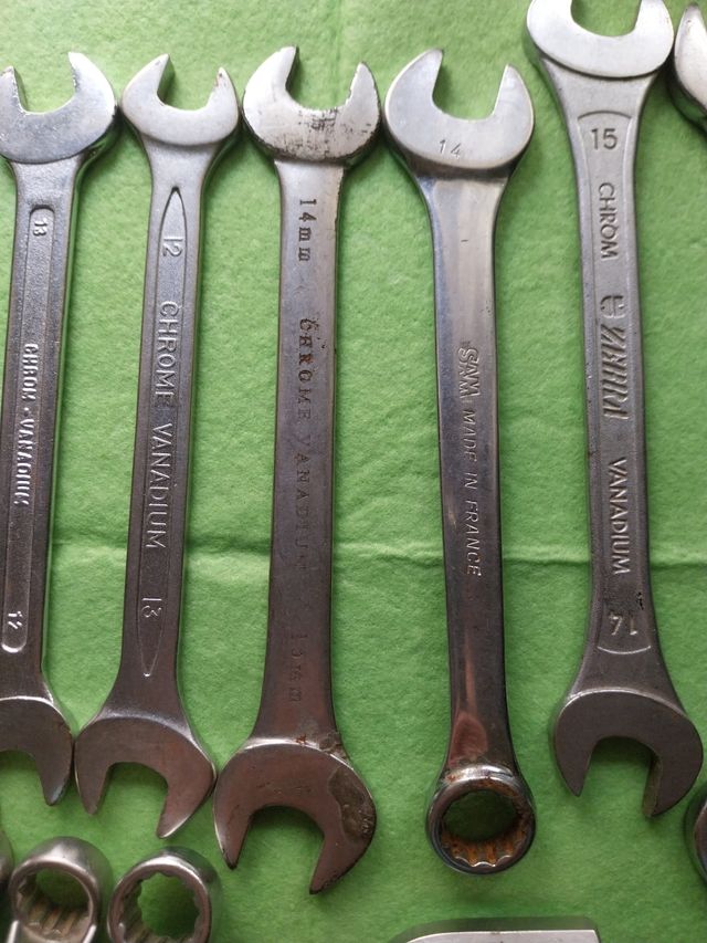 Set di chiavi fisse in cromo vanadio