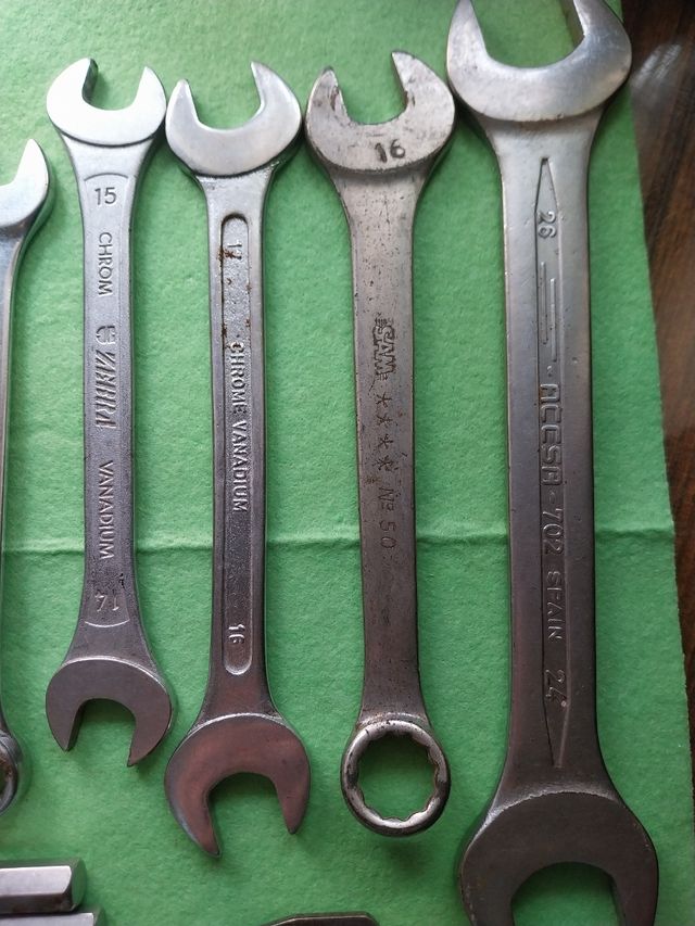 Set di chiavi fisse in cromo vanadio