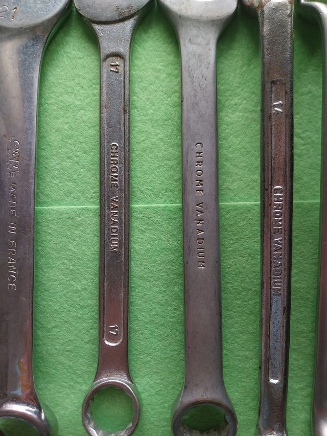 Set di chiavi fisse in cromo vanadio