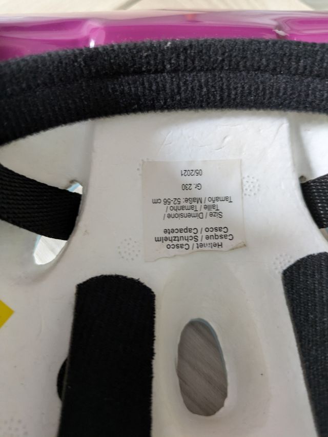 Casco Bici Bambina Frozen Azzurro