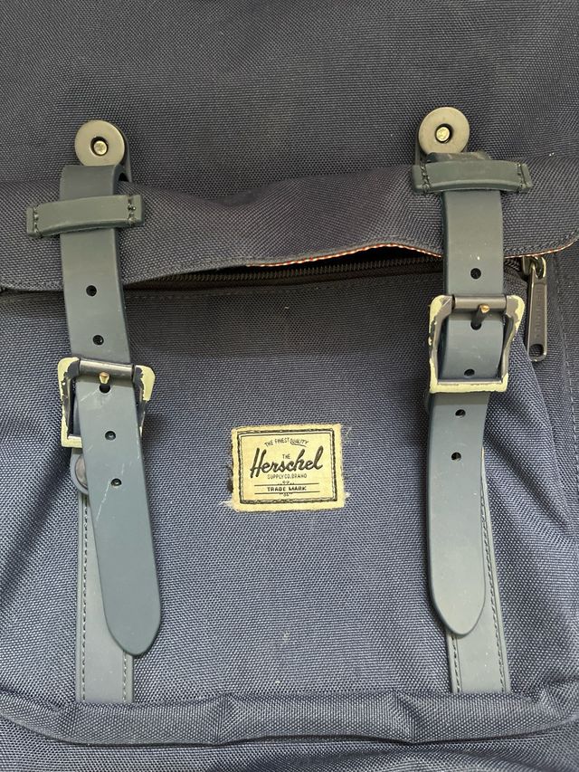 Mochila Herschel Azul Marino Grande