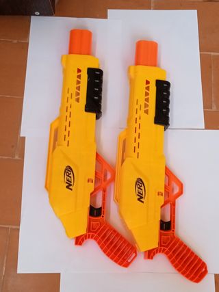2 Pistolas Nerf Amarillas