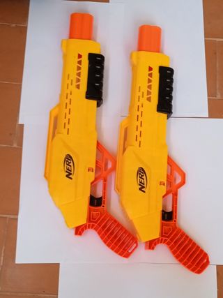 2 Pistolas Nerf Amarillas