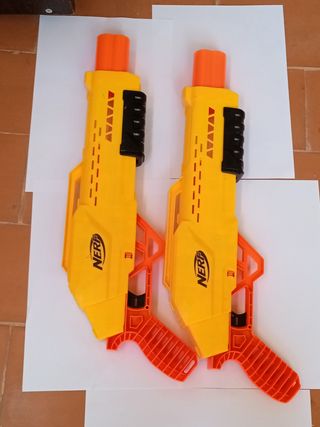 2 Pistolas Nerf Amarillas