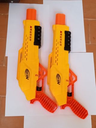 2 Pistolas Nerf Amarillas