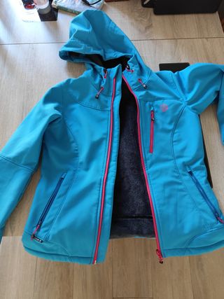 Chaqueta Ternua Azul y rosa