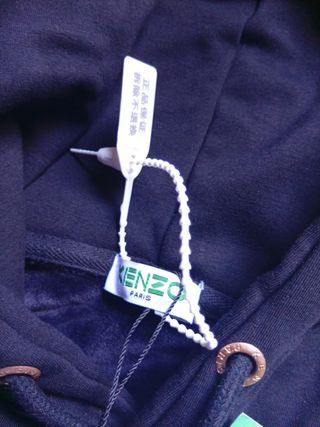 Sudadera Kenzo Azul con Tigre Bordado