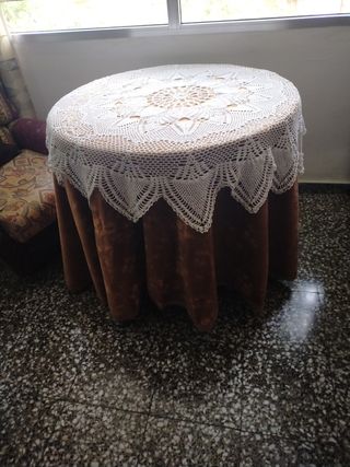 Mesa camilla con brasero eléctrico