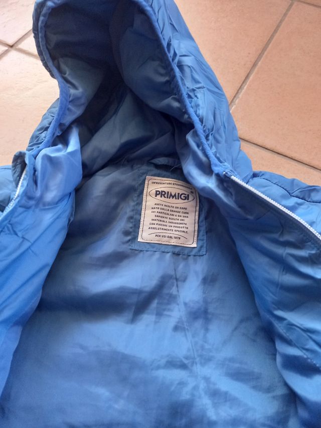 Piumino azzurro 12 anni ragazzino