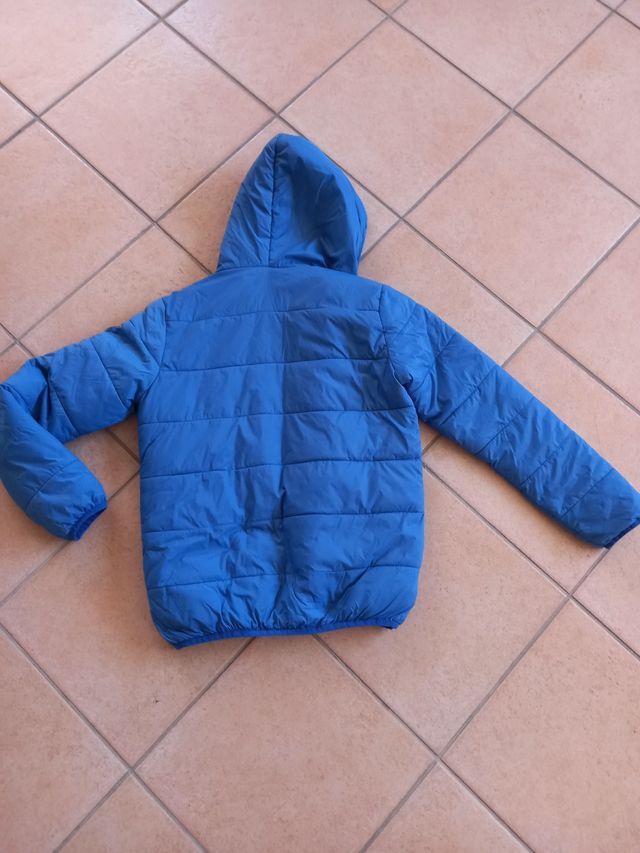 Piumino azzurro 12 anni ragazzino
