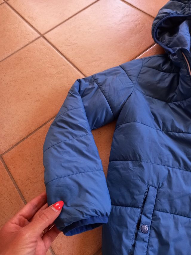 Piumino azzurro 12 anni ragazzino