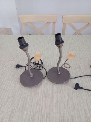 2 Soportes para lámparas de mesita de noche