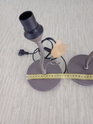 2 Soportes para lámparas de mesita de noche