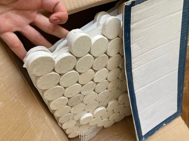 Suelo piedra natural enmallada TRIP