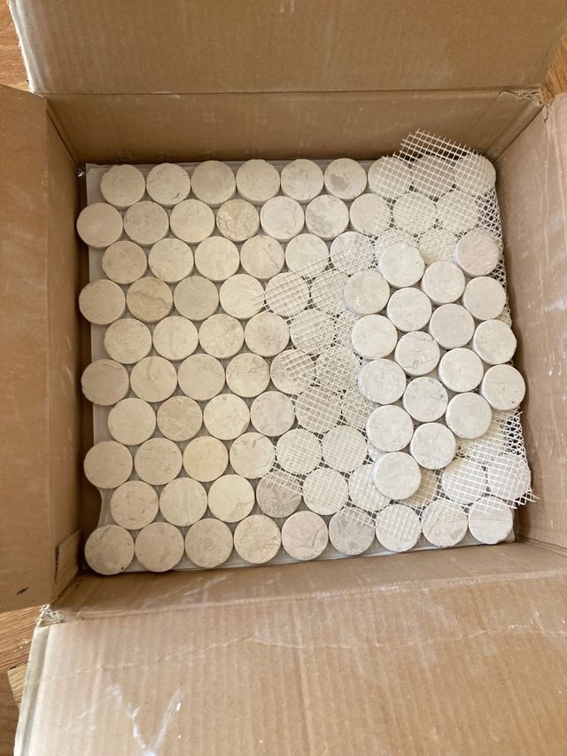 Suelo piedra natural enmallada TRIP