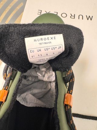 Zapatos Muroexe Verde Talla 41