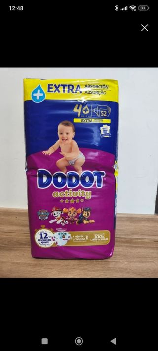 Dodot Activity Talla 4+ (52 uds)